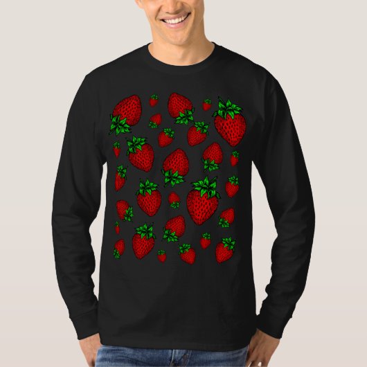 Aardbeien T-shirt (Voorkant)