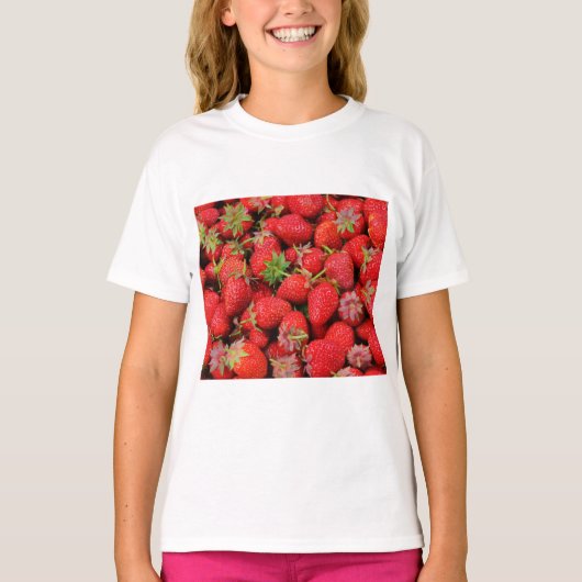 Aardbeien T-shirt (Voorkant)