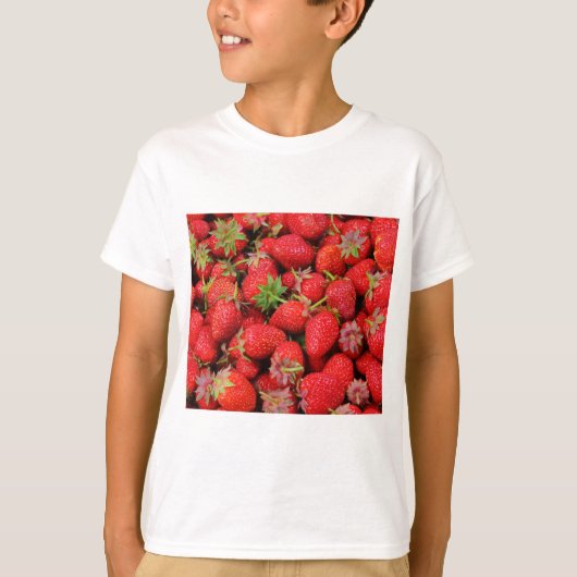Aardbeien T-shirt (Voorkant)