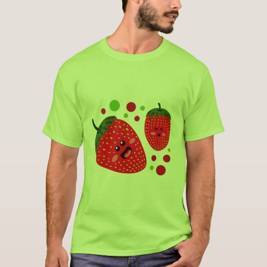 Aardbeien T-Shirt (Voorkant)