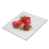 Aardbeien Tegeltje (Zijkant)