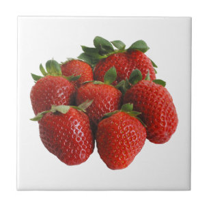 Aardbeien Tegeltje