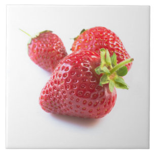 Aardbeien Tegeltje