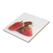 Aardbeien Tegeltje (Zijkant)