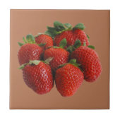 Aardbeien Tegeltje (Voorkant)