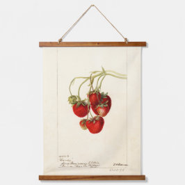  aardbeien Tekening Kunst Hangend Wandkleed
