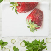 Aardbeien Theedoek (Gevouwen)