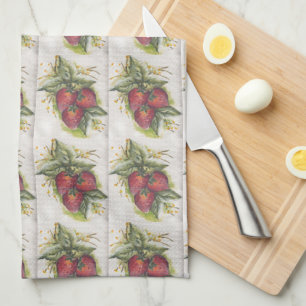 Aardbeien Theedoek