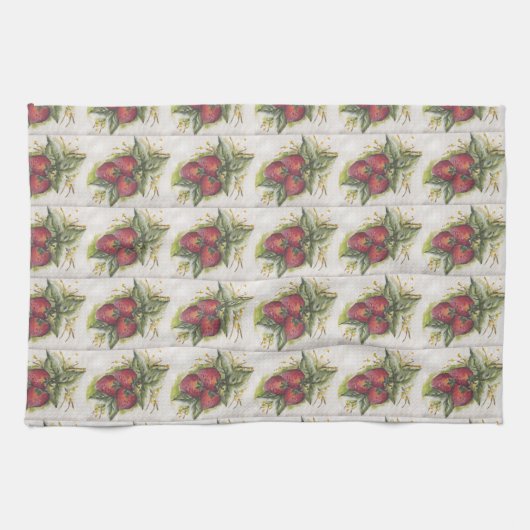 Aardbeien Theedoek (Horizontaal)