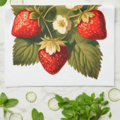 aardbeien theedoek (Gevouwen)