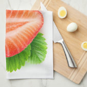 Aardbeien Theedoek (Quarter Fold)