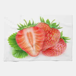 Aardbeien Theedoek