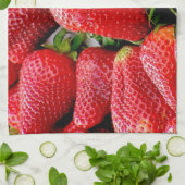 Aardbeien Theedoek (Gevouwen)