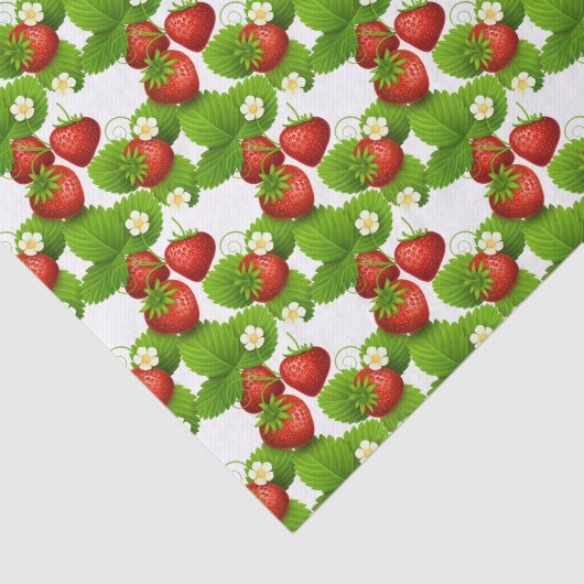 Aardbeien Tissuepapier (Detail)