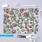 Aardbeien Tissuepapier (Craft)