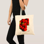 Aardbeien Tote Bag (Voorkant (product))