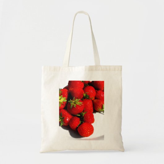 Aardbeien Tote Bag (Voorkant)