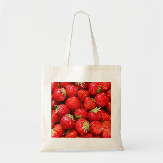 Aardbeien Tote Bag (Voorkant)