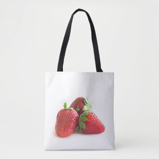 Aardbeien Tote Bag (Voorkant)