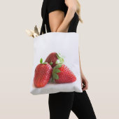 Aardbeien Tote Bag (Dichtbij)
