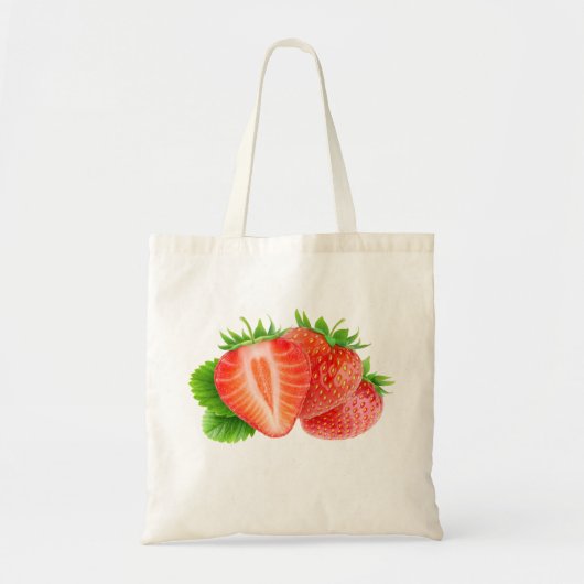 Aardbeien Tote Bag (Voorkant)