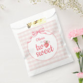 Aardbeien Two Sweet 2de verjaardag Bedankzakje (Gezegeld)