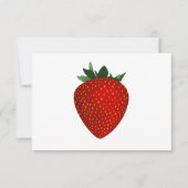 aardbeien uitnodiging (Voorkant)