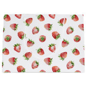 Aardbeien Verjaardag Groot Cadeauzakje (Voorkant)
