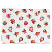 Aardbeien Verjaardag Groot Cadeauzakje (Achterkant)