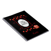 Aardbeien Verjaardag Notitieboek Cadeau (Rechterzijde)