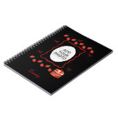Aardbeien Verjaardag Notitieboek Cadeau (Linkerzijde)