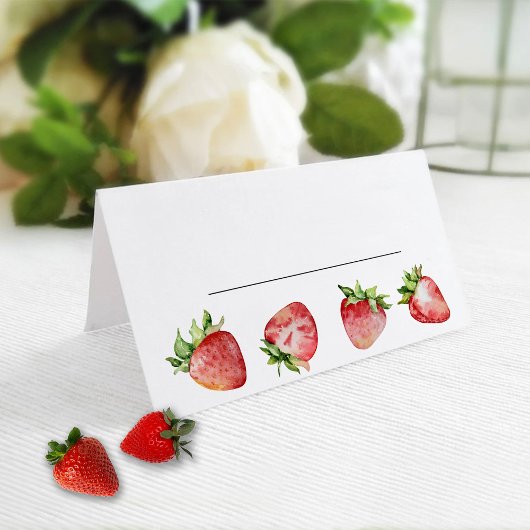 Aardbeien Verjaardag Plaatskaartje