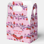 Aardbeien verjaardagsfeestje bedankdoosjes (Open)