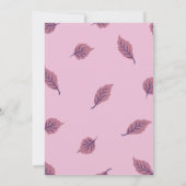 Aardbeien verjaardagsfeestje kaart (Achterkant)