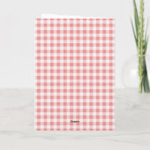 Aardbeien verjaardagsuitnodiging (Achterkant)