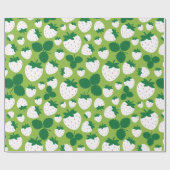 Aardbeien Verpakkingspapier Cadeaupapier (Vlak)