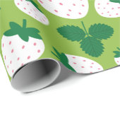 Aardbeien Verpakkingspapier Cadeaupapier (Rol Hoek)