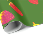 Aardbeien Verpakkingspapier Cadeaupapier (Rol Hoek)