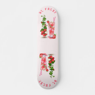 Aardbeien Verse Drink Skateboard