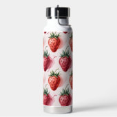 Aardbeien Vintage Boho Zomer Picknick Waterfles (Links)