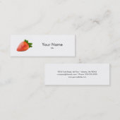 Aardbeien Visitekaartje (Voorkant / Achterkant)