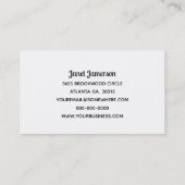 Aardbeien Visitekaartjes (Achterkant)