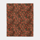 aardbeien Vleekzak Fleece Deken (Voorkant)