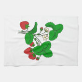 Aardbeien voor ontbijt theedoek (Horizontaal)