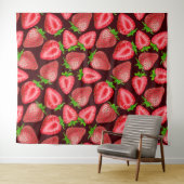 Aardbeien Wandkleed (In Situ (horizontaal))