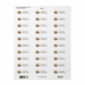Aardbeien Watercolor Label (Full Sheet)