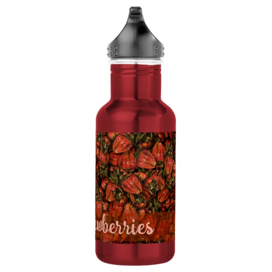 Aardbeien Waterfles (Rechts)