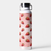 Aardbeien Waterfles (Achterkant)
