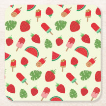 Aardbeien, Watermeloen en Rode Ijslolly's