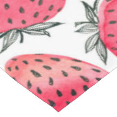 Aardbeien waterverf en inkt tafelkleed (Gekanteld)